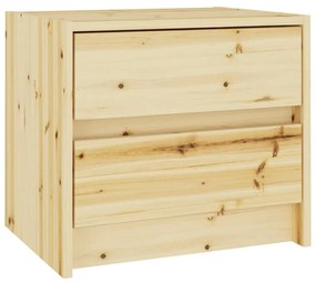 Noptiera, 40x30,5x35,5 cm, lemn masiv de brad 1