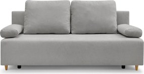Canapea extensibila SUN, stofa catifelata gri - Enjoy New 45, 193x92x9