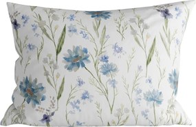 Husa din bumbac pentru pernă BLUVERIS 70x90 cm, albă