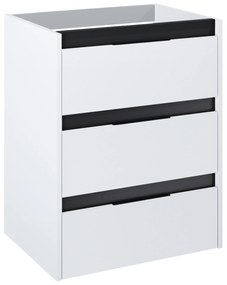 Roca Alpine dulap 58.5x45.2x74 cm sub chiuveta pe perete alb-negru A857866606