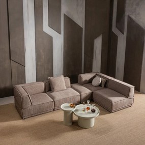 Măsuță auxiliară rotundă cu aspect lucios ø 40 cm Veluna – WOOOD