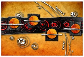 Tablou abstacției - Panete (90x60 cm)