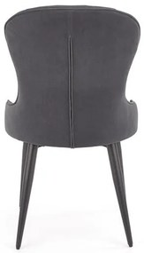 Set 4 scaune K366 velvet gri