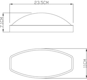 Aplică LED de exterior Deko-Light 731092 ERIDANI 13W/230V IP44 antracit
