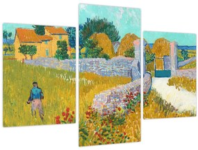 Tablou - Vincent van Gogh, Farmhouse in Provence, reproducere (90x60 cm)