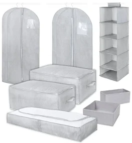 Set de huse de depozitare Compactor,organizatoare pentru textile Boston, 10 buc