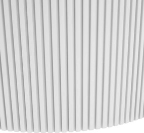 Măsuţă de cafea, marmură albă/MDF, diametru 80 cm, MAHIR TYP 1