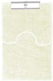 Restilo Set de covorașe baie Bati alb, 2 buc 50 x 80 cm, 40 x 50 cm