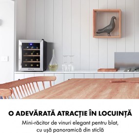 Klarstein Reserva 12 Uno, răcitor de vinuri, 31 de litri, 11 - 18 ° C, o zonă