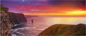 Tablou - Stâncile din Moher (120x50 cm)