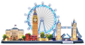 CUBIC FUN - PUZZLE 3D LED LONDRA 186 PIESE - CUBIC FUN (CUL532h)