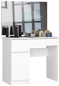 Masă de toaletă Parijat (Alb) (cu oglindă) (S). 1069449