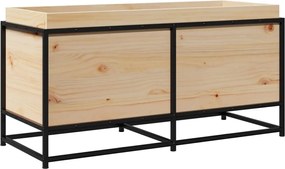 vidaXL Jardinieră de grădină, 100x40x50 cm, lemn masiv de pin