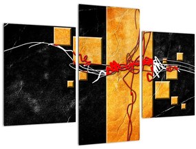 Tablou abstract - Dansatoare (90x60 cm)