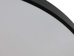 Plafonieră LED 300W, 230V, 3000/4000/6500K, Ø 120 cm, negru