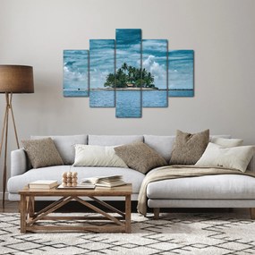 Tablou insula în mare (150x105 cm)