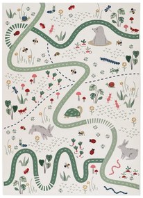 Covor de joacă pentru copii crem 123x180 cm Garden Life – Nattiot