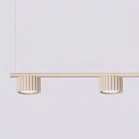Sollux SL.2697 - Lustră suspendată pe cablu AURA 4xGX53/10W/230V crem
