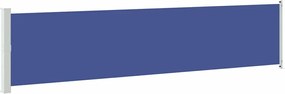 vidaXL Copertină laterală retractabilă de terasă, albastru, 140x600 cm