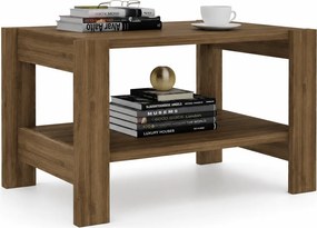 Masuta cafea HERB, nuc, PAL melaminat, 70x50x40 cm