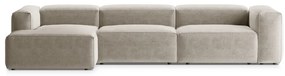 Coltar 4 locuri Bergamo stofa L344 cm