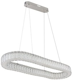 Lustra suspendata cu telecomanda design modern Mucky crom