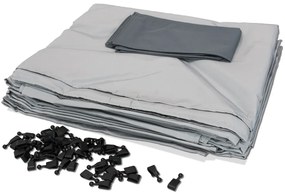 Perdele gri pentru pavilion Valencia 3x4 m Garden Point