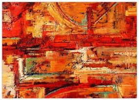 Tablou cu pictură pe pereți (70x50 cm)