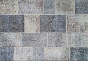 Covor JAZZ CHENILLE, 75x150 cm, forma dreptunghiulara, poliester, gri,