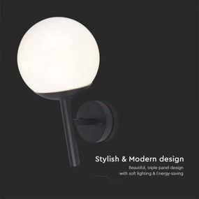 Lampă de perete de exterior 1xE27/60W/230V IP44 negru