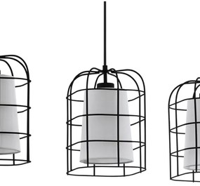 Eglo 43355 - Lustră pe cablu BITTAMS 3xE27/28W/230V