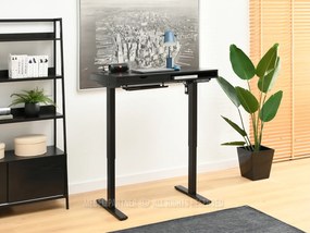 Masă PC Osto 100 (lemn negru + negru). 1109817