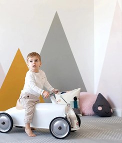 Covor puzzle nontoxic Grey Classic Dots