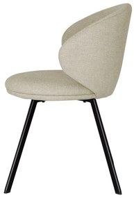 Scaune de dining bej 2 buc. Zoe – Tenzo