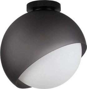 Ideal Lux - Plafonieră BLOOM 1xE27/42W/230V, Ø 30 cm, neagră