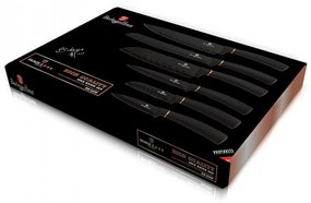 Set cutite otel inoxidabil (6 piese) Black Rose Collection Berlinger Haus BH 2337