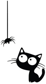 Autocolant Ambiance Cat And Spider