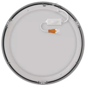 Plafonieră LED/28,5W/230V 3000/3500/4000K d. 30 cm crom