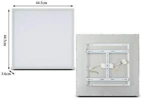 Plafonieră LED dimabilă Brilagi SLIMFRAME LED/36W/230V 45x45 cm alb + telecomandă