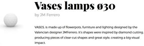 CORP DE ILUMINAT LED DECORATIV VASES LAMPS 30cm 48030W VD