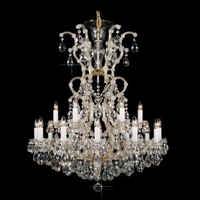 Candelabru 19 brate Maria Theresa cristal Bohemia L14 303/19/1