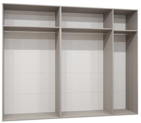 Dulap de haine 250 cm Mirabella 2 (Cașmir + Auriu). 1126434