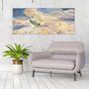 Tablou - Meduză Cerească (120x50 cm)