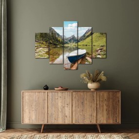 Tablou - Seealpsee, lac din Elveția (150x105 cm)