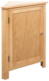 vidaXL Dulap de colț, 59 x 36 x 80 cm, lemn masiv de stejar