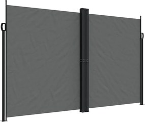 vidaXL Copertină laterală retractabilă, antracit, 200x1000 cm
