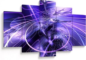 Tablou abstracție tehnică (150x105 cm)