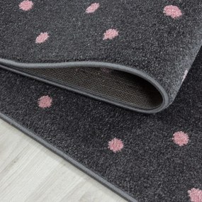 Covor pentru copii roz/gri 80x150 cm Bambi – Ayyildiz Carpets