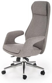 Scaun de birou Kevin stofa gri cenusiu H125 cm