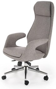 Scaun de birou Kevin stofa gri cenusiu H125 cm
